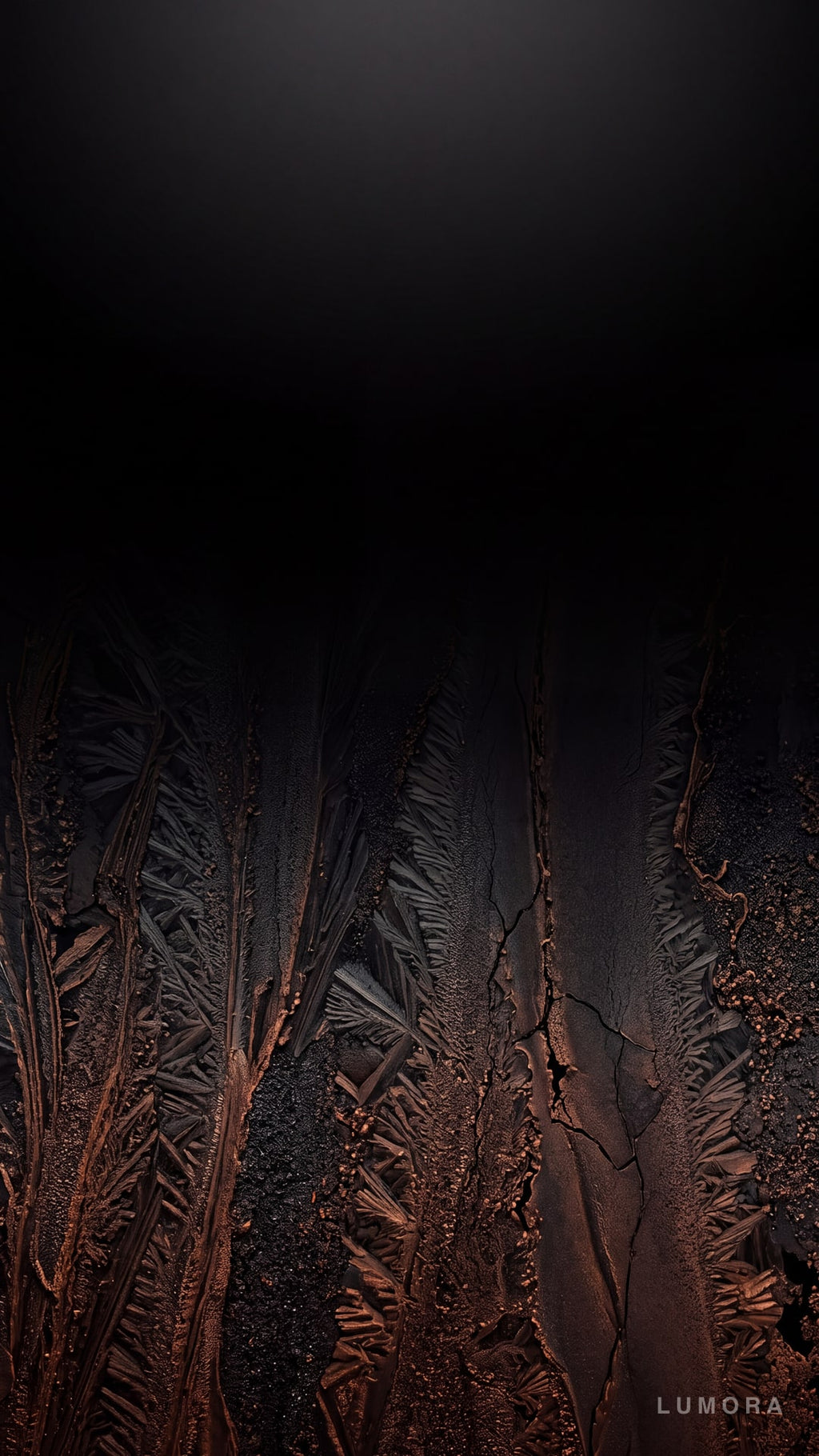 LUMORA Signature Pack — minimal dark OLED phone wallpaper