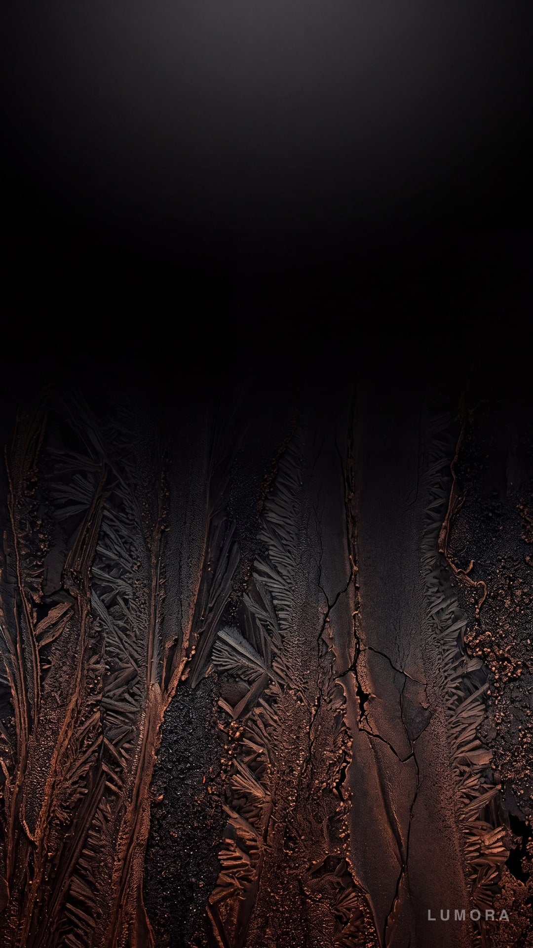 LUMORA Signature Pack — minimal dark OLED phone wallpaper