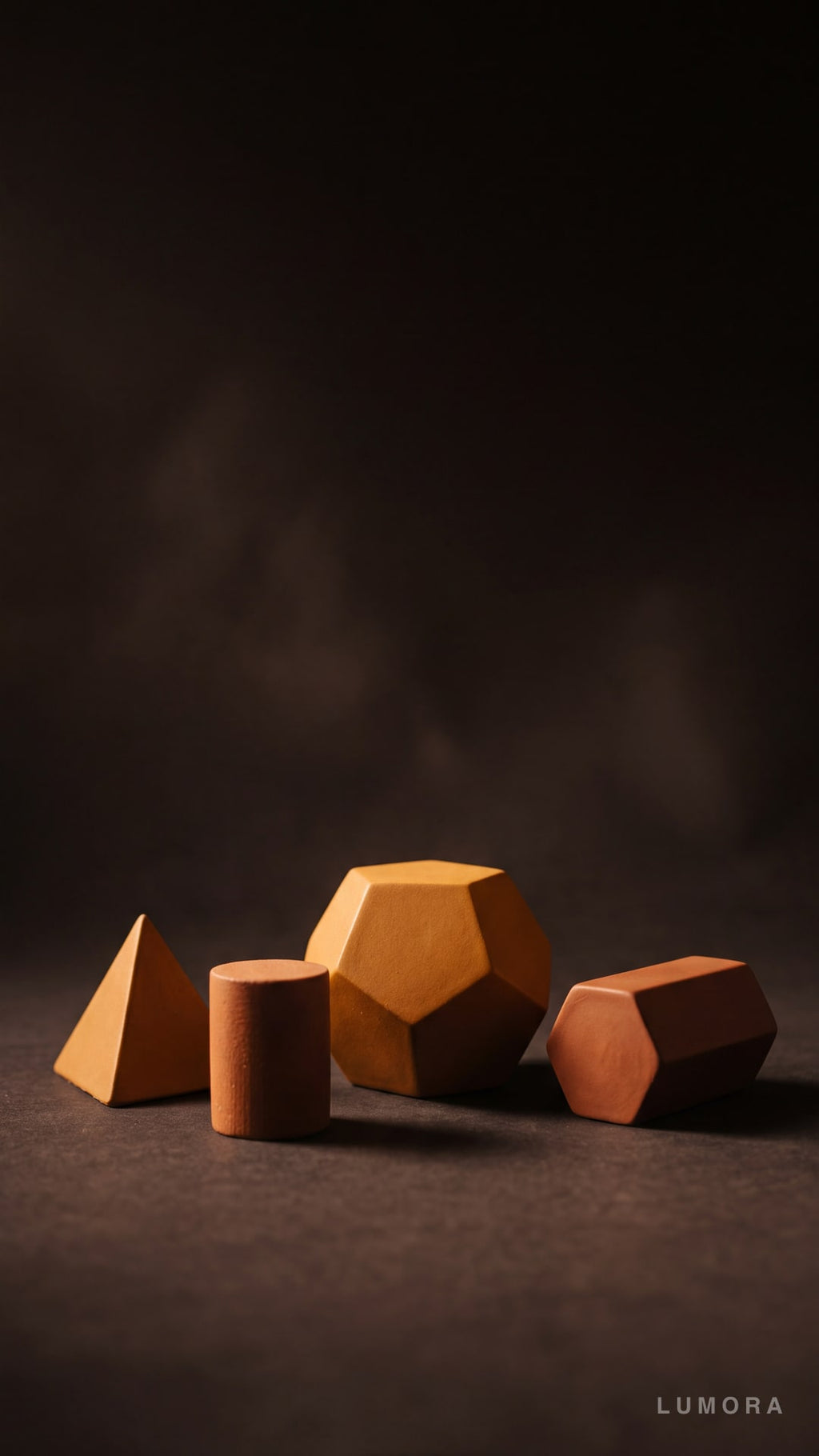 LUMORA Starter Pack — free abstract phone wallpaper