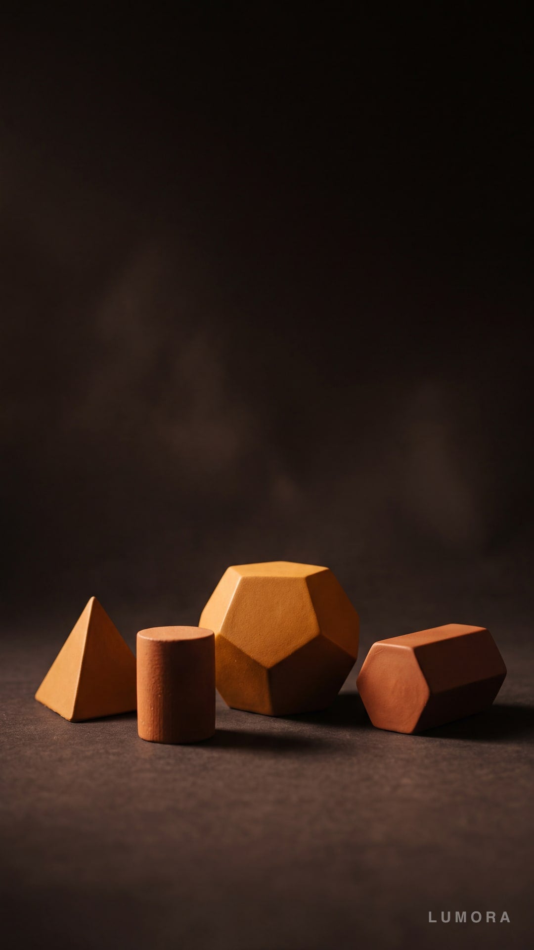 LUMORA Starter Pack — free abstract phone wallpaper